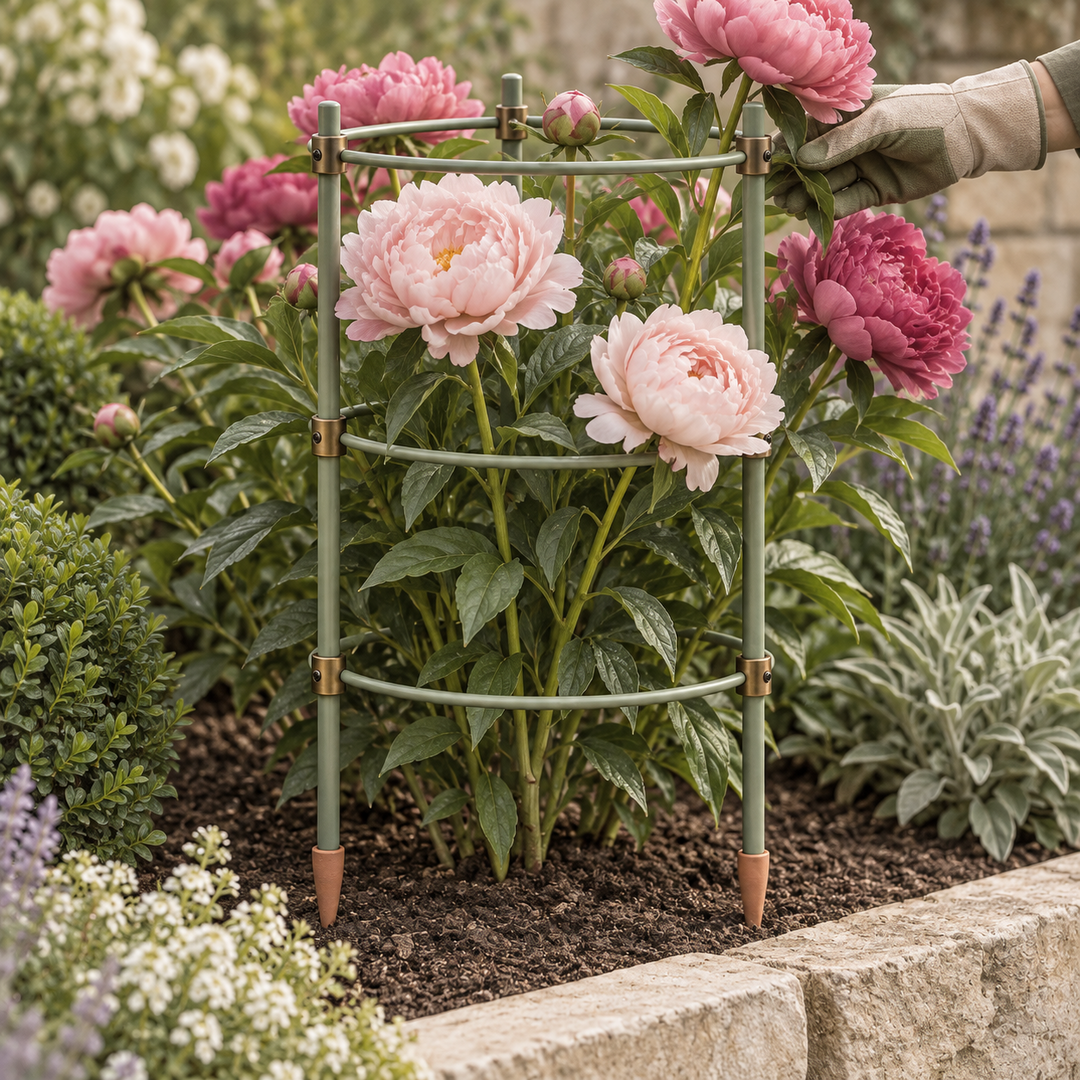 HaloHold R40 rings supporting upright flowering stems