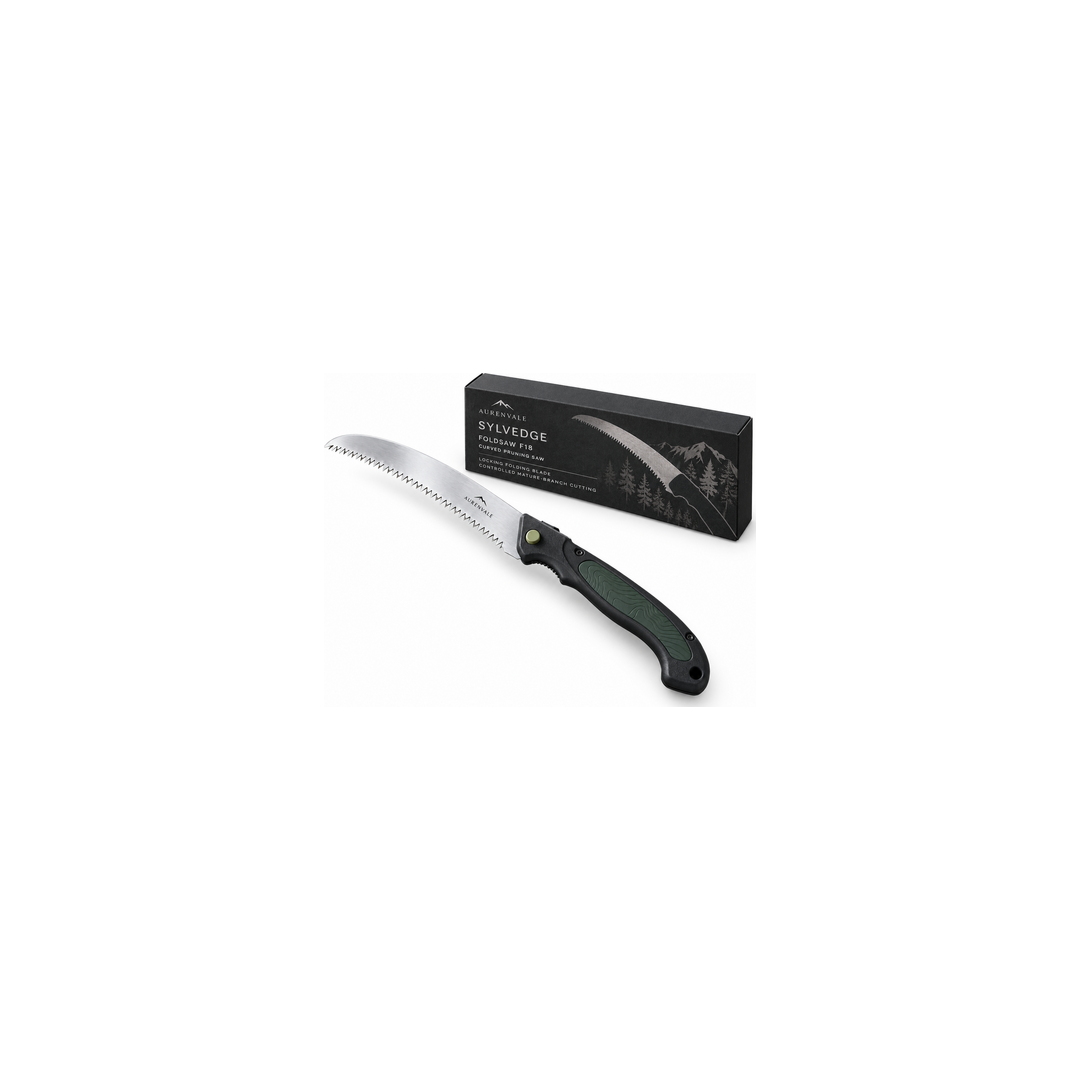 FoldSaw F18 folding curved pruning saw on white background