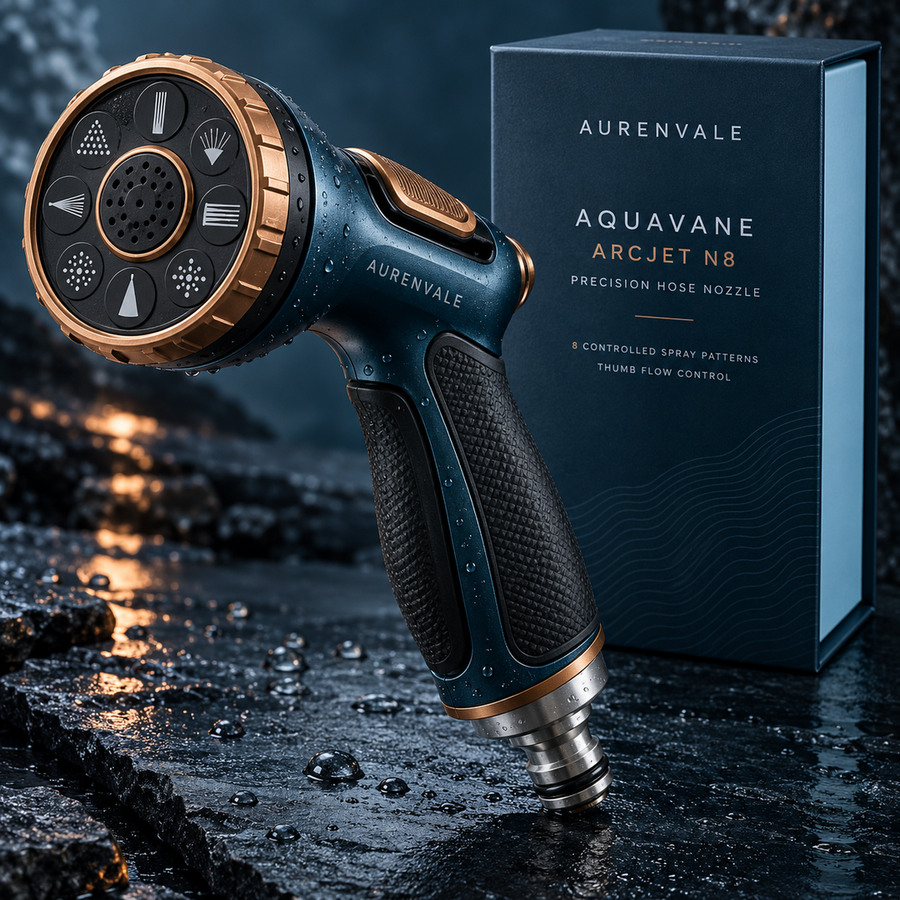 AURENVALE AQUAVANE ArcJet N8 hose nozzle with premium box